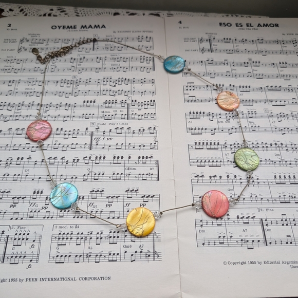 Multicolor Shell Necklace - Picture 2 of 6